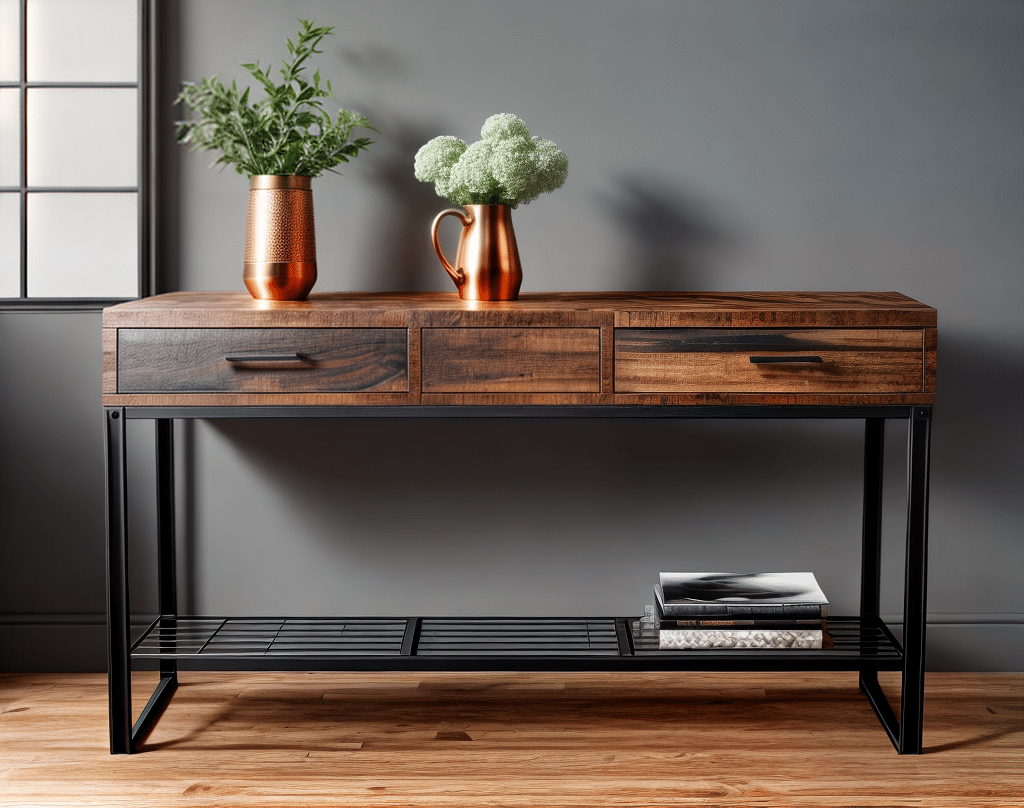 Wood and Metal - Industrial Chic